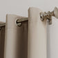 Sun Zero Easton Blackout Energy Efficient Curtain Panel, 40" x 63", Stone