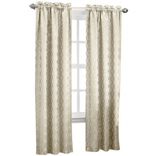 Sun Zero Dion Rod-Pocket Thermal Room-Darkening Curtain Panel 40"x63" Ivory