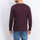 32 Degrees Men's Ultra Lux Long-Sleeve Sleep T-Shirt Berry Size X-Large