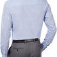 Kenneth Cole Men's Slim Fit Checks and Stripes Dress Shirt Blue Size S