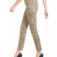Guess Women's Leopard-Print Skinny Jeans Brown Size 25