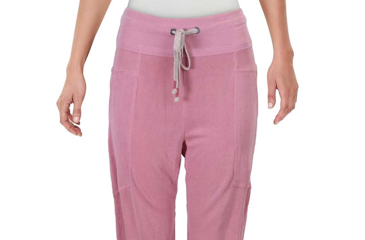Free People Women's Sweatpants Cozy Comfy Pink Size X-Small