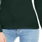 Style & Co Women's Mock Neck Top Green Size Petite S