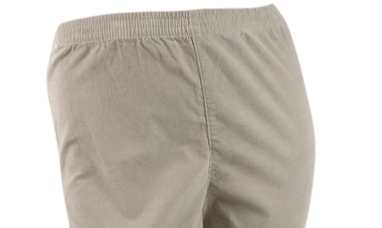 Karen Scott Women's Corduroy Pull on Pants Stonewall Size Petite XL