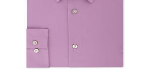 Calvin Klein Men's Slim Fit Collar Dress Shirt Purple Size XL 17/5
