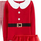 Carter's Girls 3pc. Tutu Santa Pajama Set Red Size 6