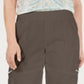 Style & Co Women's Comfort Waist Bermuda Shorts Brown Size -Petite L