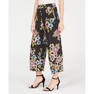 John Paul Richard Women's Printed Wide Leg Pants Black Size S