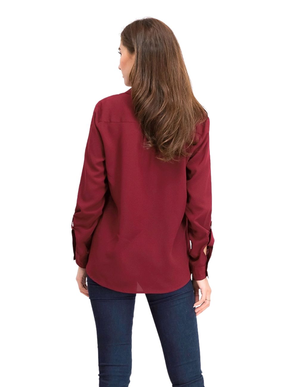 Charter Club Women's Two Pocket Shirt Red Size X-Large
