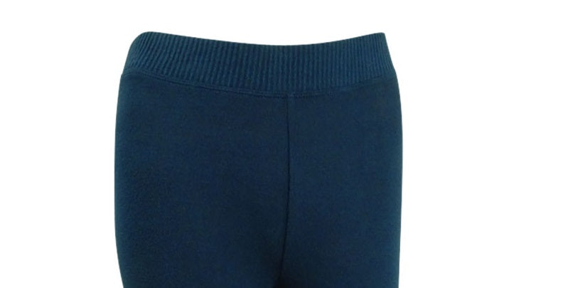 Alfani Women's Cozy Knit Leggings Navy Size Small