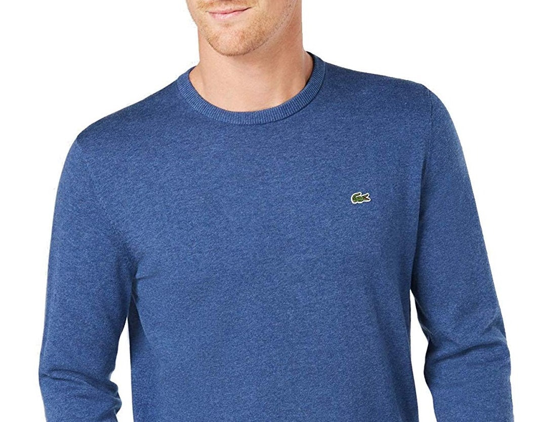 Lacoste Men's Regular Fit Sweater Blue Size 6