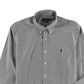 Ralph Lauren Men's Plaid Button up Shirt Black Size XXL