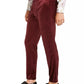 INC International Concepts Men's Flat Front Tapered Straight Fit Pants Red Size 36W