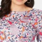 Charter Club Women's Cotton Printed Top White Cmb Size Petite XL