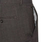 Perry Ellis Men's Portfolio Slim Fit Tonal Plaid Dress Pants Port Red Size 31X30