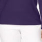 Karen Scott Women's Cotton Scoop Neck Top Purple Size X-Large