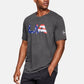 Under Armour Men's Freedom Tactical Graphic T-Shirt Gray Size M