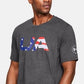 Under Armour Men's Freedom Tactical Graphic T-Shirt Gray Size M