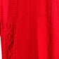 Charter Club Women's Patchwork Cardigan Red Size Petite Large