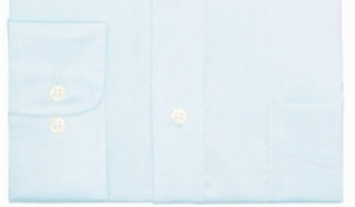 Club Room Men's Classic/Regular Fit Stretch Wrinkle Resistant Solid Pinpoint Dress Shirt Green Size 18/36-37