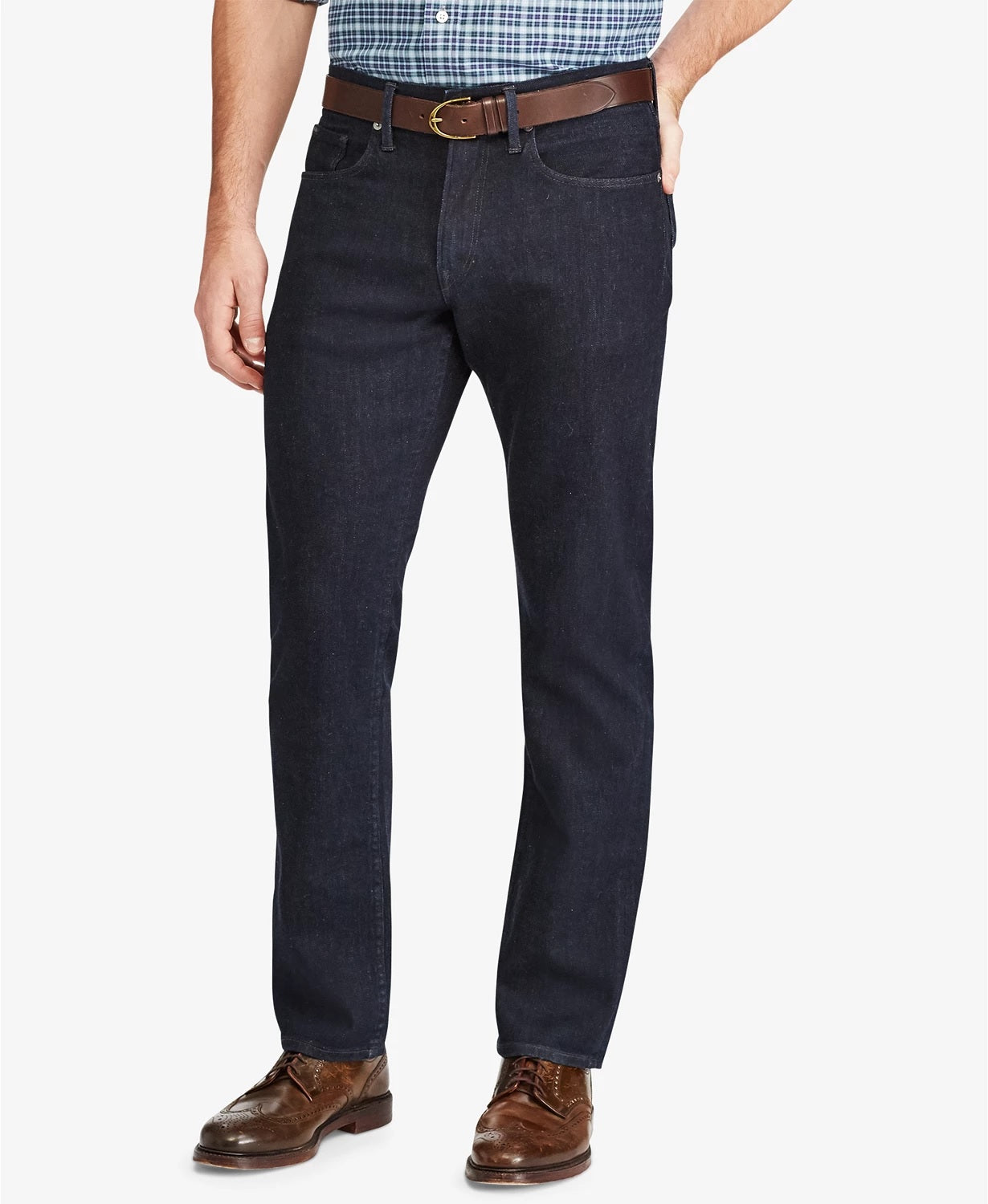 Ralph Lauren Men's Prospect Straight Stretch Jeans Navy Size 36X34