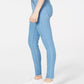 Tinseltown Juniors' High-Rise Raw-Hem Skinny Jeans Bright Blue Size 9