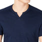 INC International Concepts Men's Ribbed Split Tee Blue Size XXL