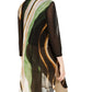 Alfani Women's Petite Printed Tunic Top Green Size Petite