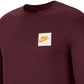 Nike Men's Sportswear Just Do It Long Sleeve Night Casual T-Shirt Purple Size 2XL