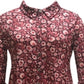 Style & Co Women's Floral Print Tunic Wine Size Large