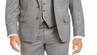 Ralph Lauren Men's Classic Fit UltraFlex Stretch Suit Separate Jacket Gray Size 44