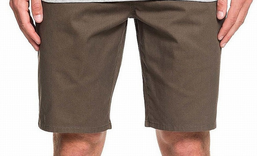Quiksilver Men's New Everyday Union Stretch Shorts Brown Size 21