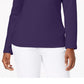 Karen Scott Women's Cotton Henley Top -Purple Size Small