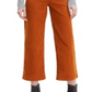 Levi's Womens Mile High Wide Leg Crop Caramel Cafe Luxe Cord Size 29