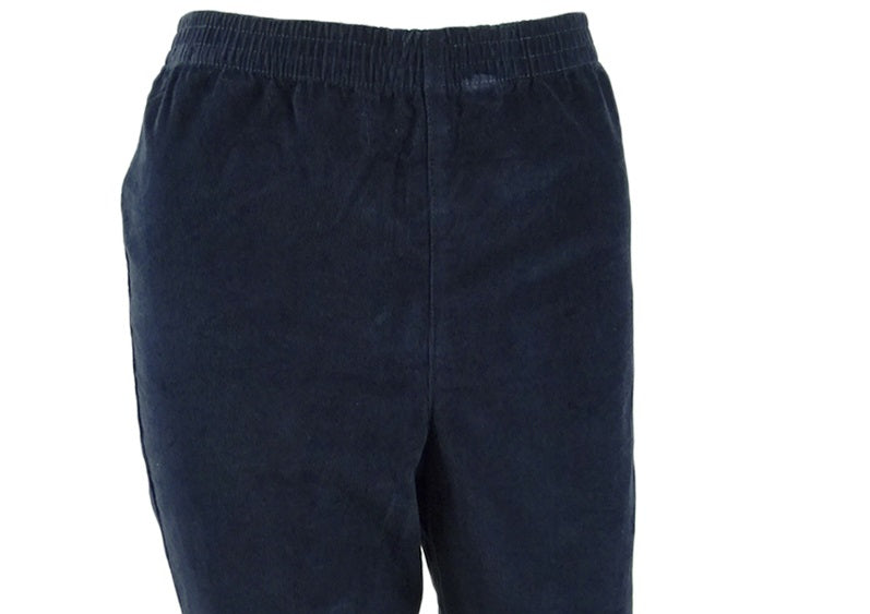 Karen Scott Women's Corduroy Pull on Pants Blue Size Petite XL
