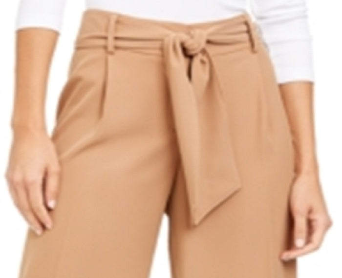 Alfani Women's Belted Culottes Brown Size Petite
