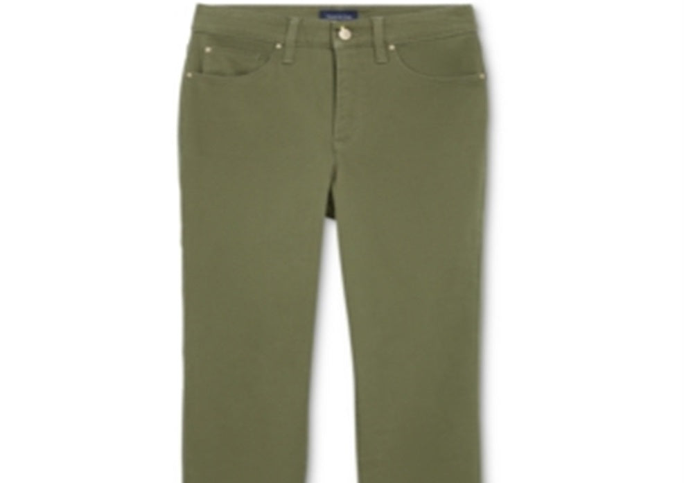 Charter Club Women's Pants Short Lexington Chino Green Size 12X28