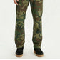 Levi's Men's Tapered Camouflage Denim Jeans Green Size 36 X 30