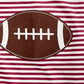 First Impressions Toddler Boy's Cotton Striped Football T-Shirt Red Size 3T
