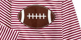 First Impressions Toddler Boy's Cotton Striped Football T-Shirt Red Size 3T
