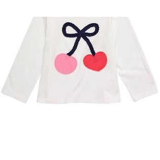First Impressions Baby Girl's Cherries Print Cotton T-Shirt White Size 18 Months