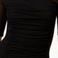INC International Concepts Women's llusion Top Black Size Petite Small