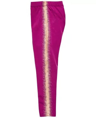 Epic Threads Little Girl's Metallic Stripe Leggings Pink Size 5