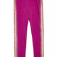Epic Threads Toddler Girl's Metallic Stripe Leggings  Pink Size 3T