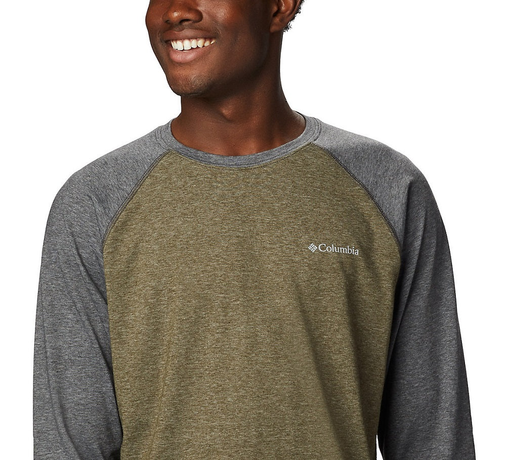 Columbia Men's Thistletown Park Raglan Shirt Green Size 2XL