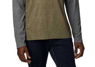 Columbia Men's Thistletown Park Raglan Shirt Green Size 2XL