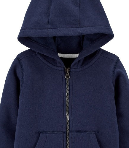 Carter's Toddler Boy's Hooded Fleece Jacket Blue Size 5T
