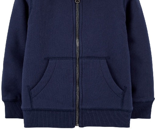 Carter's Toddler Boy's Hooded Fleece Jacket Blue Size 5T