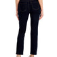 Charter Club Women's Petite Lexington Straight-Leg Jeans Navy Size 4 P