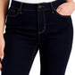 Charter Club Women's Petite Lexington Straight-Leg Jeans Navy Size 4 P